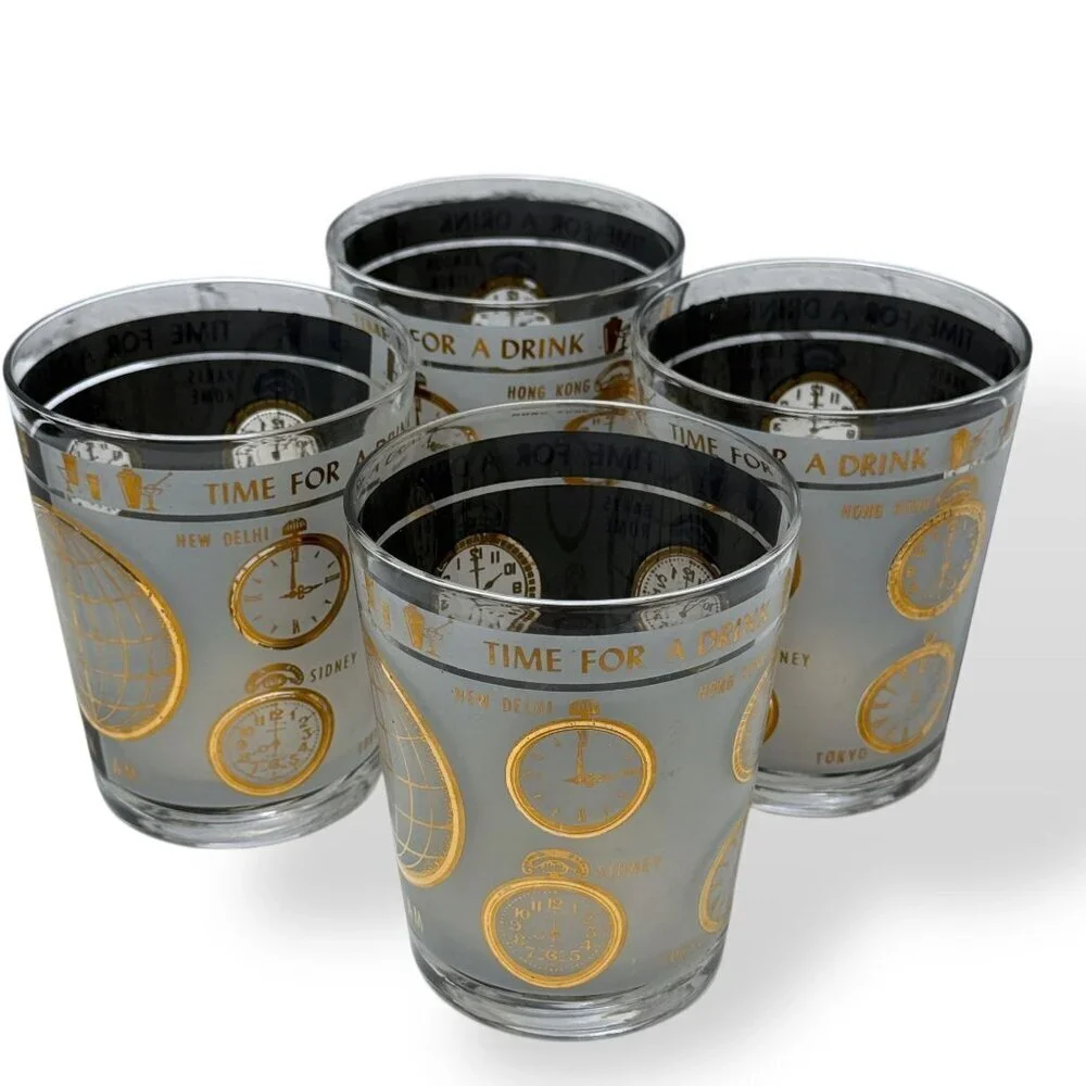 Set of 4 Mid-Century Modern 